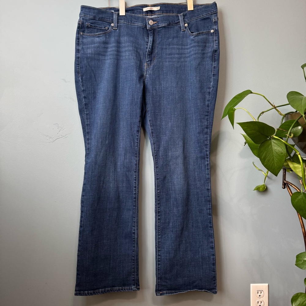 Levi Strauss Classic Bootcut Jeans. Stretch. Women’s 20W (actual 40X32) - Picture 13 of 13